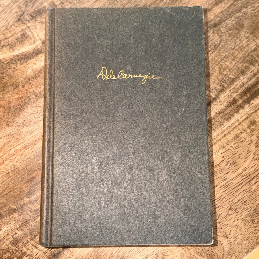 How to Stop worrying & Start Living Dale Carnegie 1948 HC 49th Printing Vintage